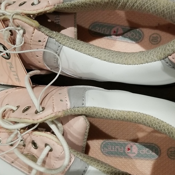 Top Flite premium golf shoes NWTS white/pink sz10 - Picture 6 of 6